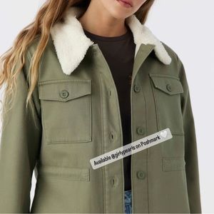 Hang Ten Ladies’ Green Utility Jacket NEW